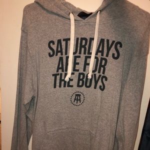 Grey Saturday’s are for the boys hoodie